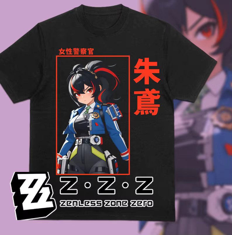 Zenless Zone Zero Shirt, Fan Art Shirt, Zhu Yuan Shirt,  Hoyoverse,  (Zhu Yuan)