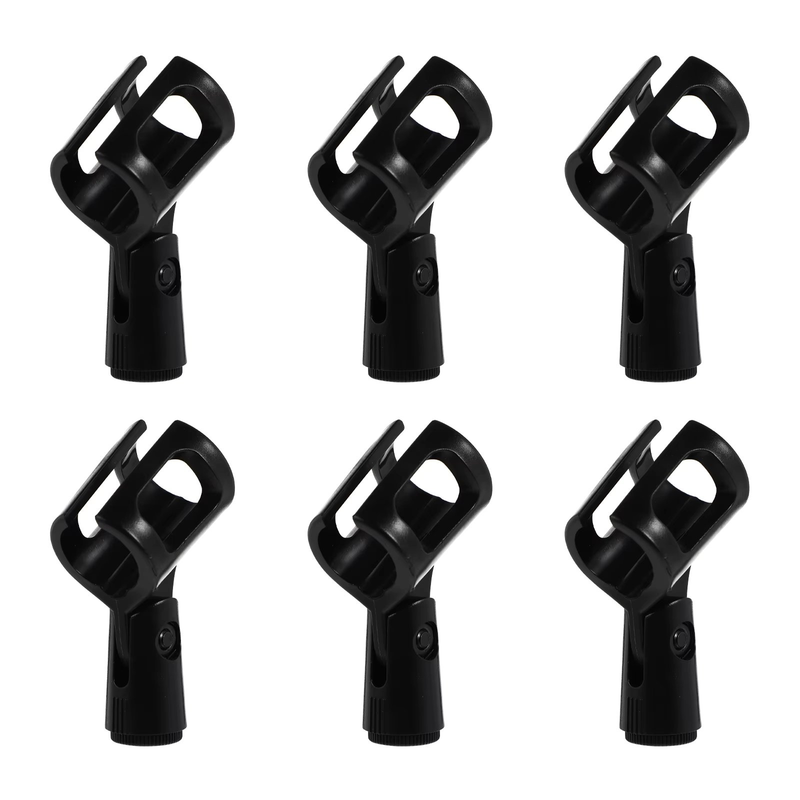 Portable Mic Microphone Clip Wireless Microphones Lifter Practical Black H-shaped Support