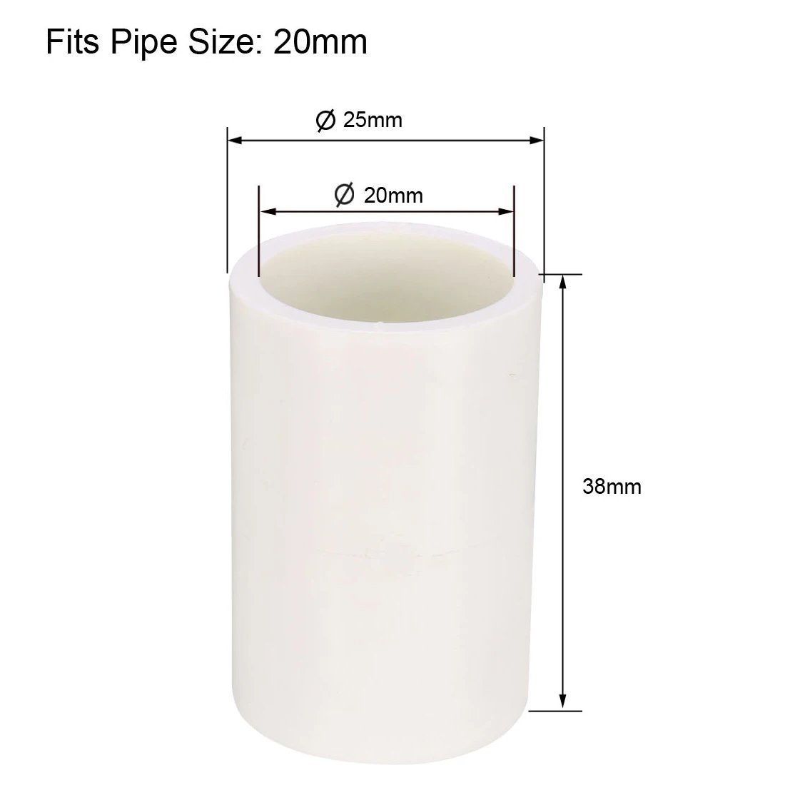 White 20mm 10Pcs
