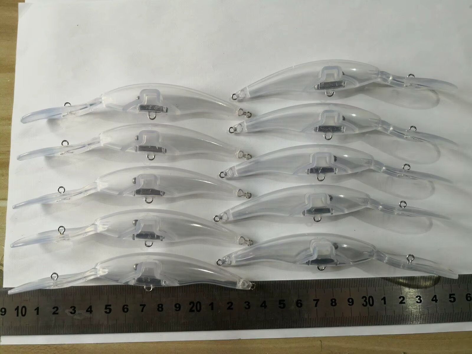 10PCS Unpainted Crankbait Fishing Lure Body 135mm 13g  Blank lure E258