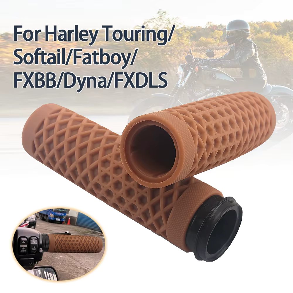 Motorcycle Handlebar Hand Grips 1" 25mm Electronic Throttle Handlebars For Harley Touring Street Glide Road Dyna Softail FXDLS