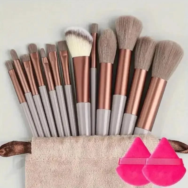 13pcs brown- rose