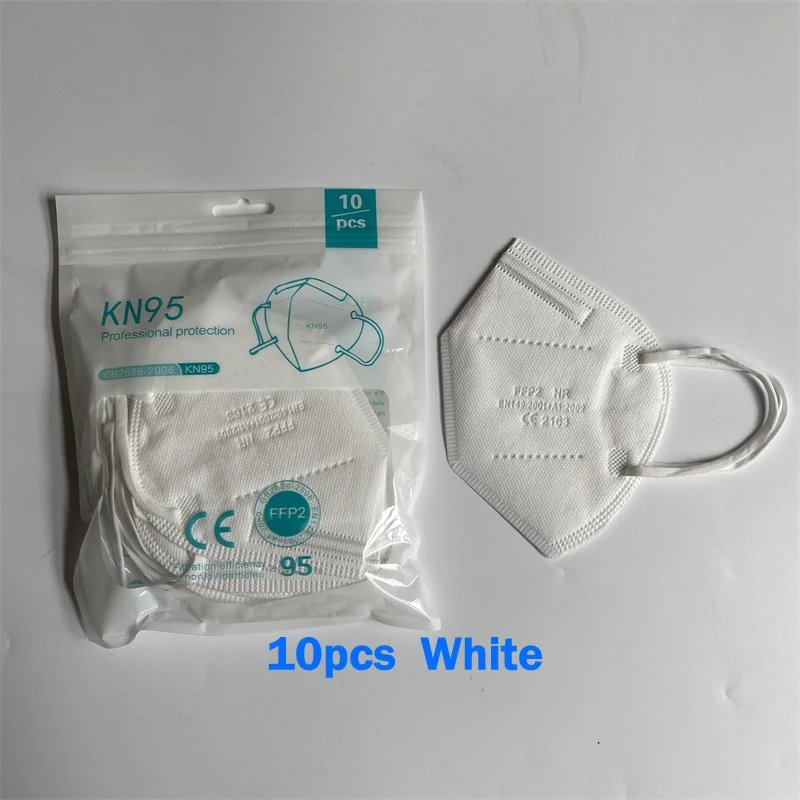 10Pcs White