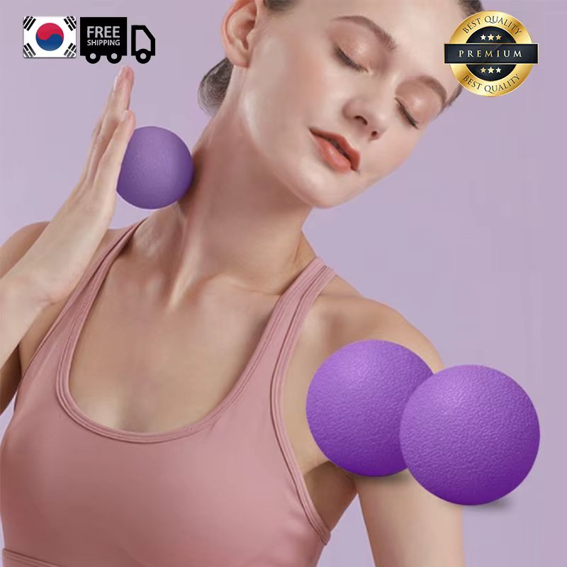 TPE Yoga Apressure massage Ball Home Peanut Double massage ball
