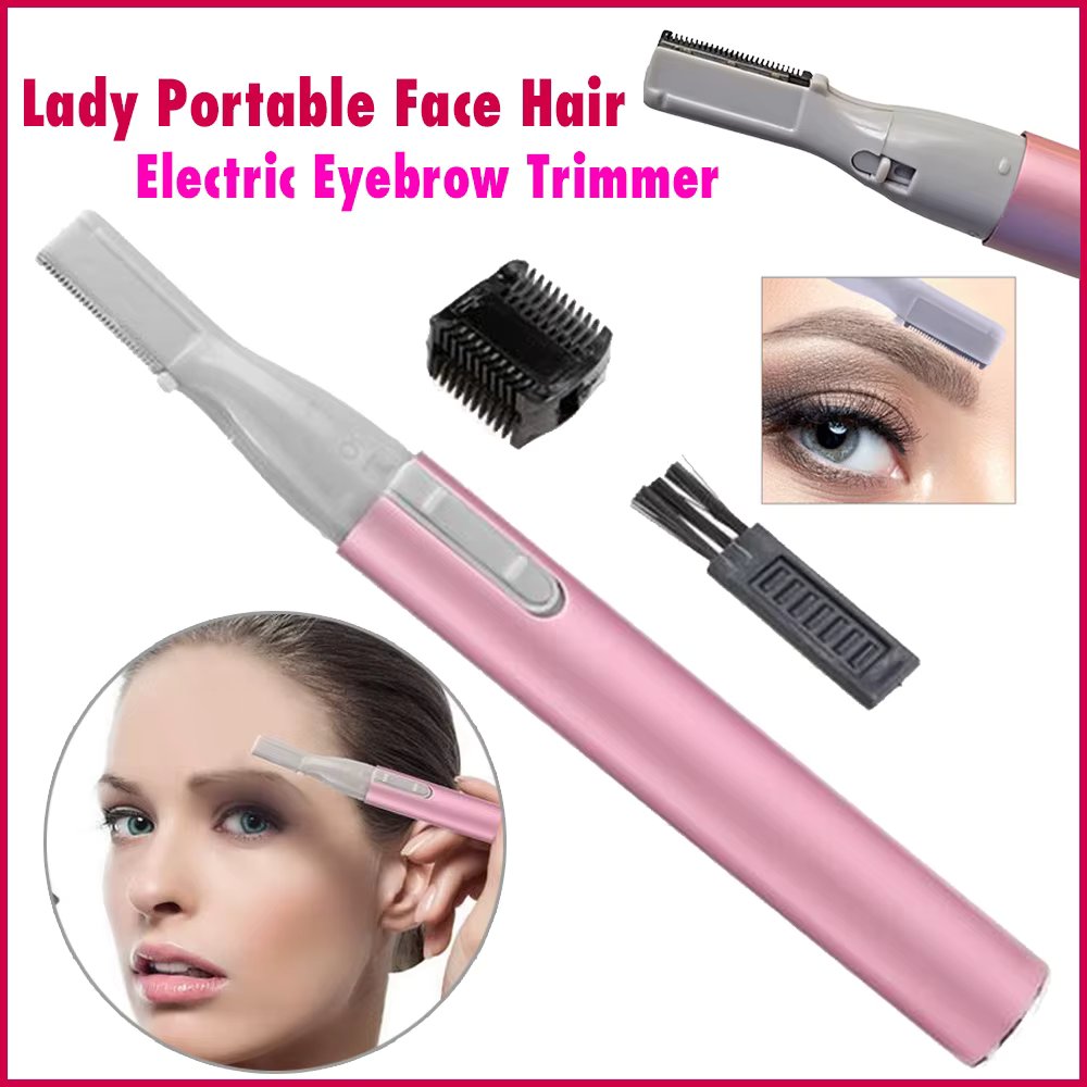 Unisex Women Men Electric Trimmer Razor Hair Remover Facial Eyebrow shaver