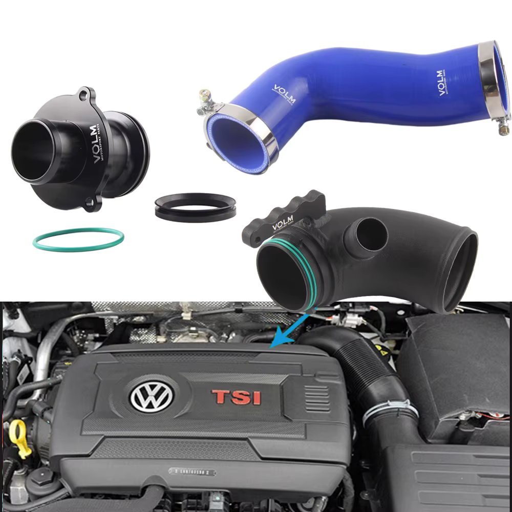 Silicone  Intake Hose Turbo Inlet Elbow Turbo Muffler Delete For VW Golf MK7  R Audi V8 MK3 A3 S3 TT MK3 2.0T 2014+