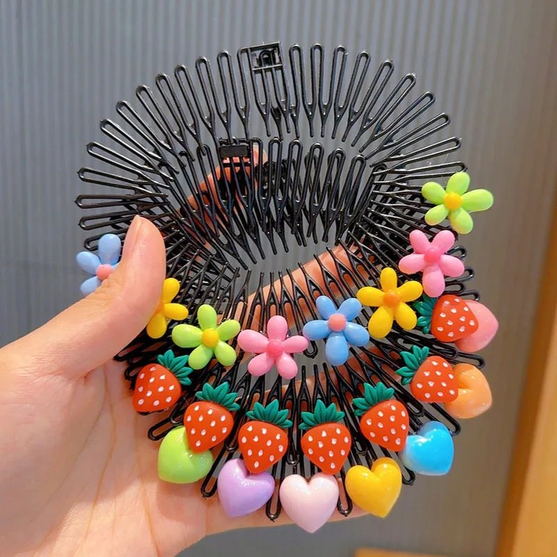 floral heart straw