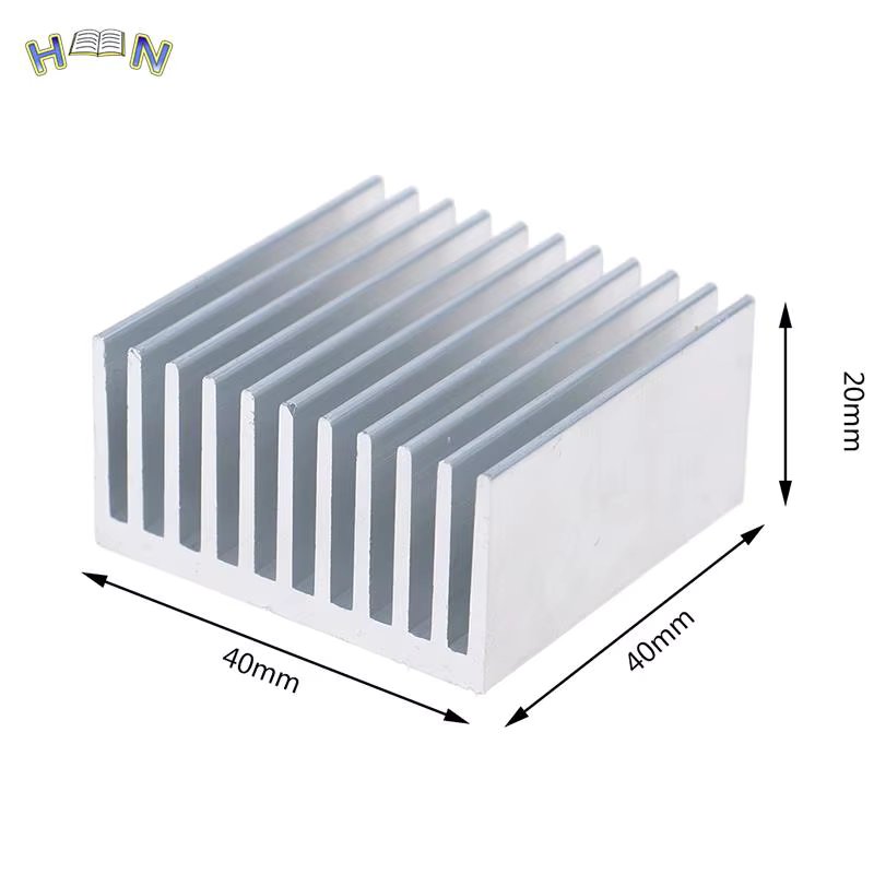 Extruded Aluminum Heatsink For High Power LED IC Chip Cooler Radiator Heat Sink
