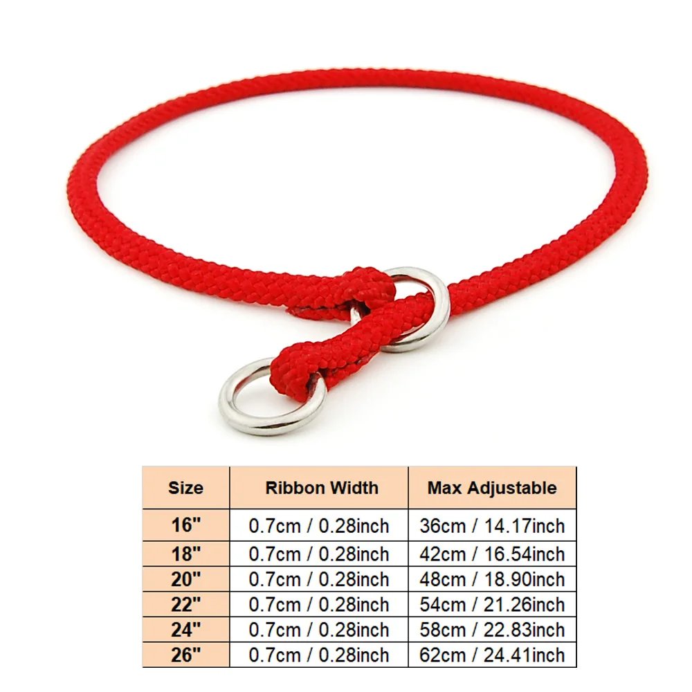 Red Pinch Collar