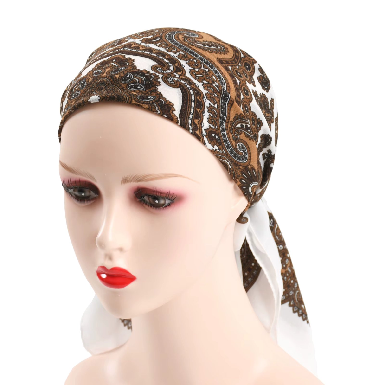 70*70cm Women Retro Floral Russian Square Scarf Ethnic Shawl Hijab Head Scarves Female Small Handkerchief Bandana Headband Scarf
