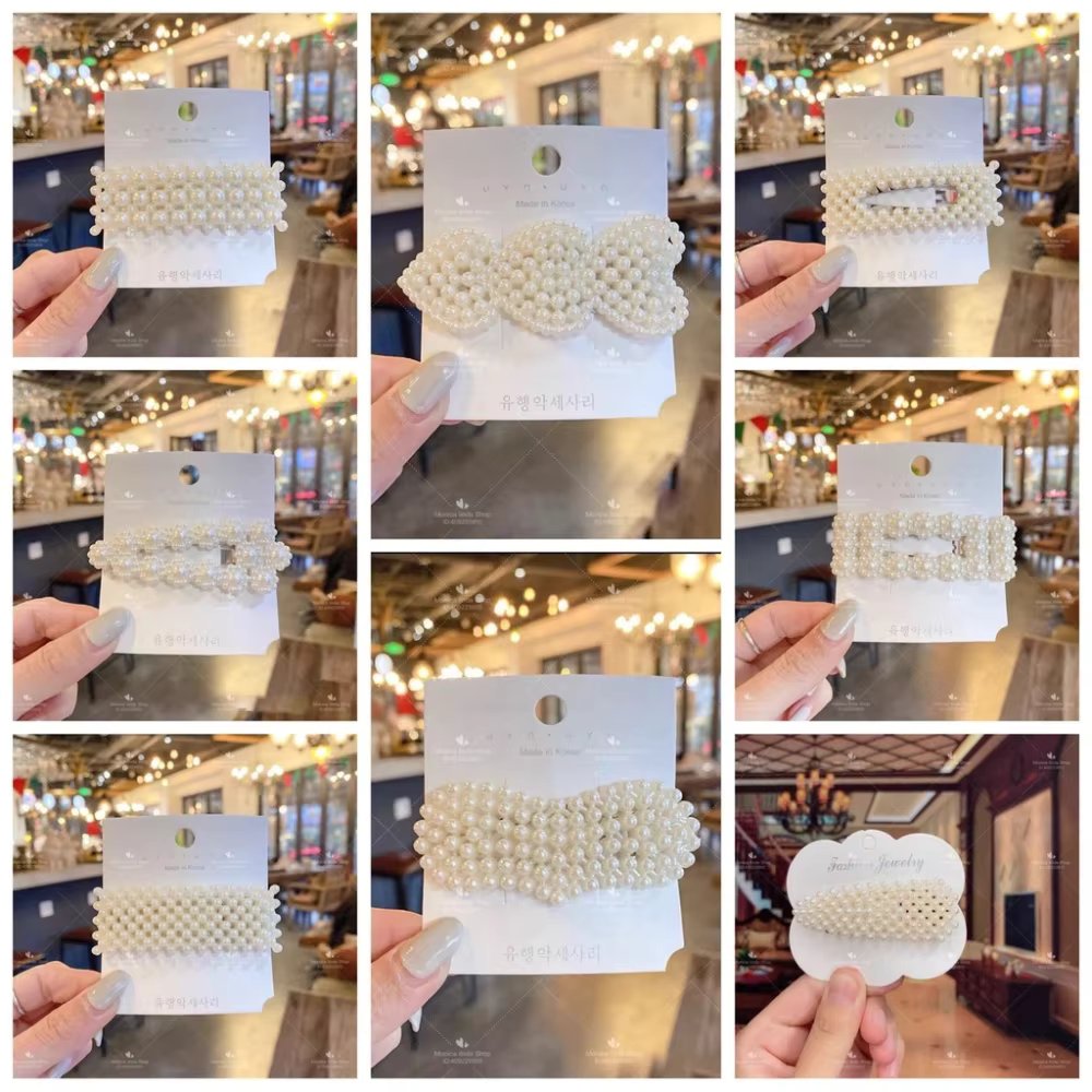 10 Set Tic Tac Blogger Brits Delicate With Perola FASHION Women Geometric Fashion/Hair Clip