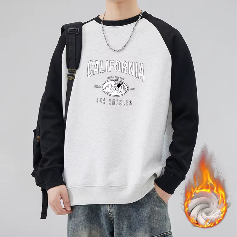 Trend In Lettering Color Man-to-Man Ragglon Basic/Moisture Loose-over Casual Men's printed T-shirt TS3111-3112