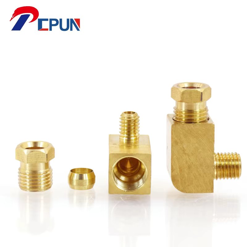 4mm Tube Fitting 1/8" Male Thread/9.5mm Straight Elbow Copper Adapter/Adaptor PD-418 For Lubrication System/CNC Machine Centre