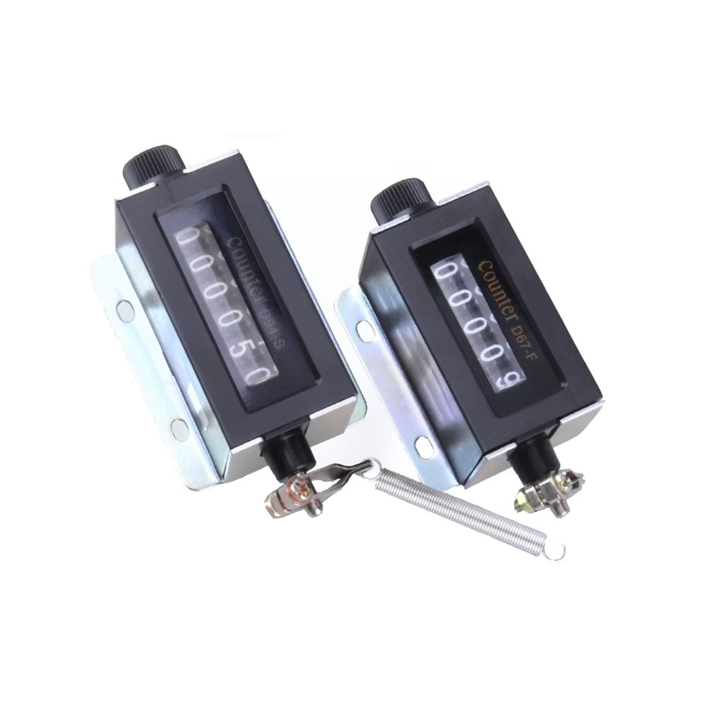 Taidacent 5 Digits 6 Digits Pull Counter Mechanical Manual Industrial Automatic Punch Counter for Machine Reciprocating Movement