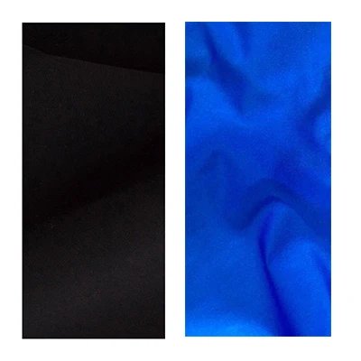 black colorful blue