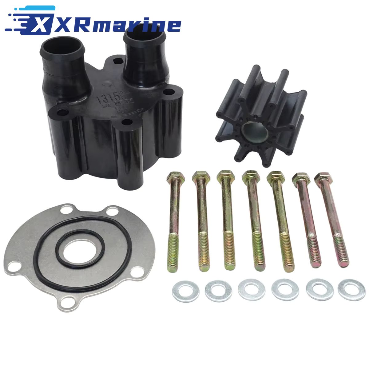 Water Pump Impeller Repair Kit For Mercruiser Stern Drive Inboard Engine V6 V8 4.3 - 8.7 L 46-807151A14