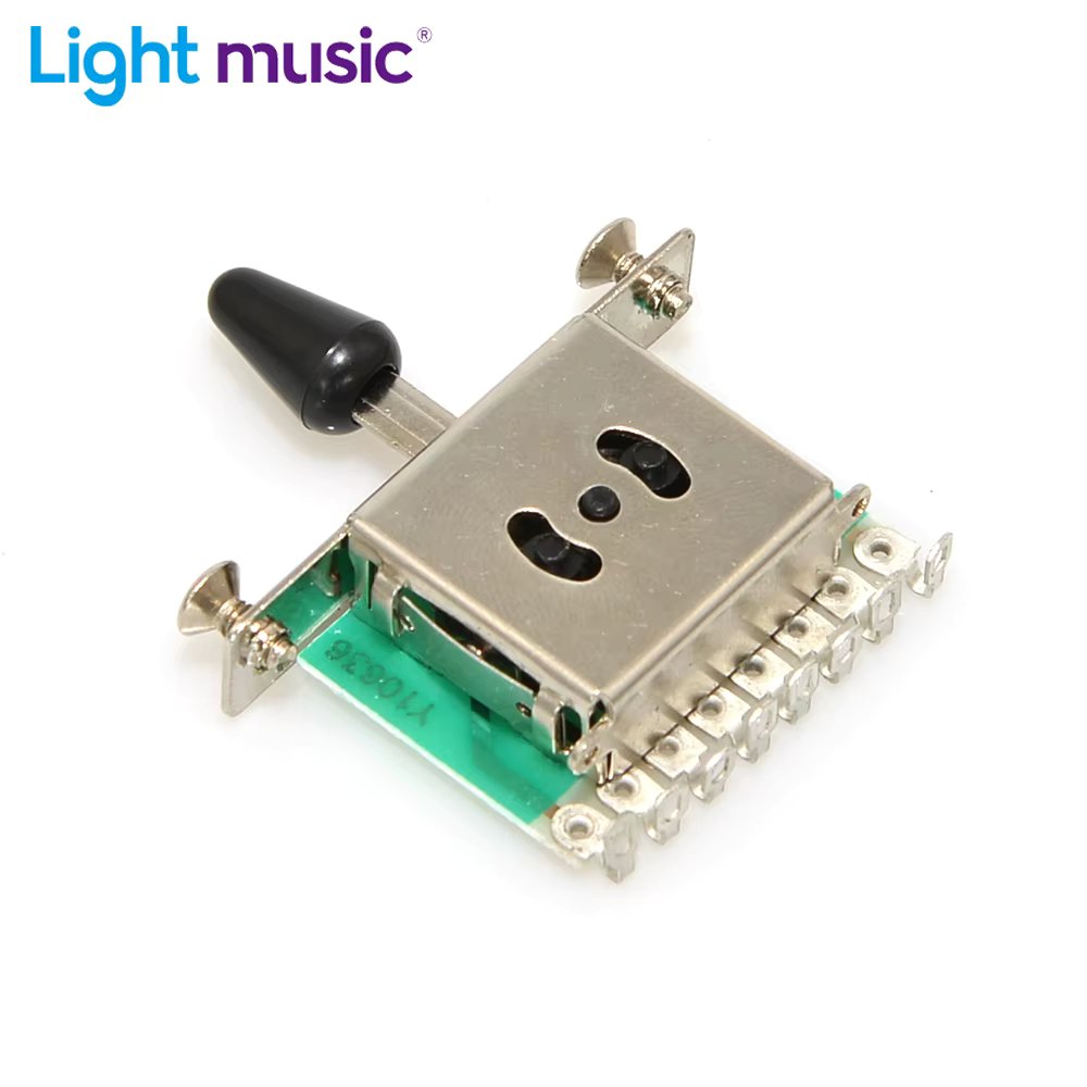 Guitar 3 Way 5 Way Pickup Selector Switch with Random Knob for Fender Electric Guitars