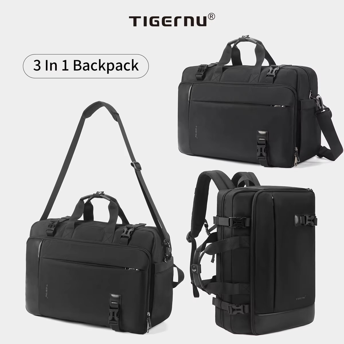 Lifetime Warranty Backpack For Men 17'' Laptop Backpack Bag 3 In 1 Bags Multi-functinal Bag Shoulder Bag Handbag Travel Backpack