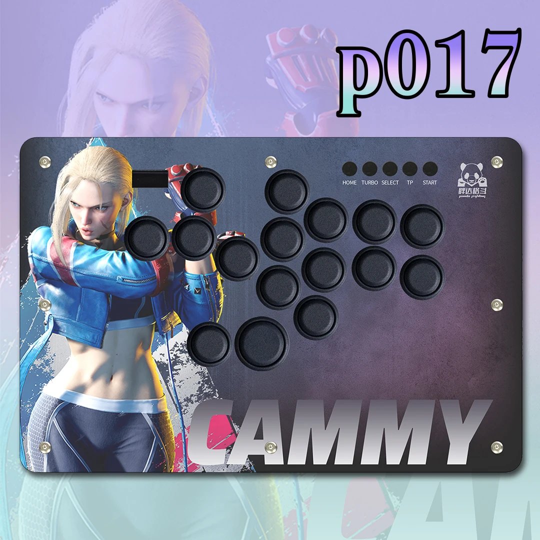 Panda Hitbox Deluxe Custom Panel Fighting Game Joystick Controller Arcade Fighting Stick For PS4/PS3/PC/Switch