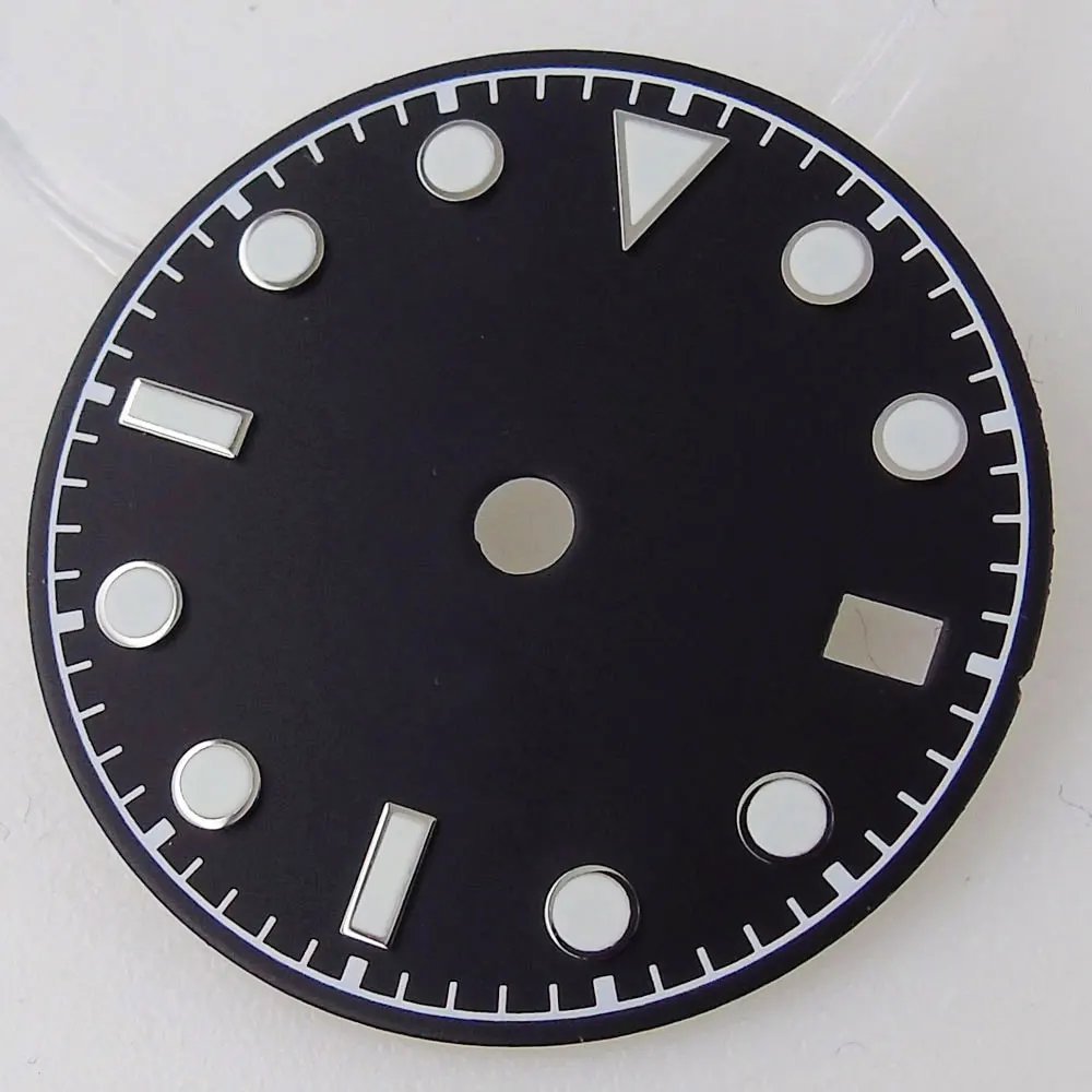 nologo black dial