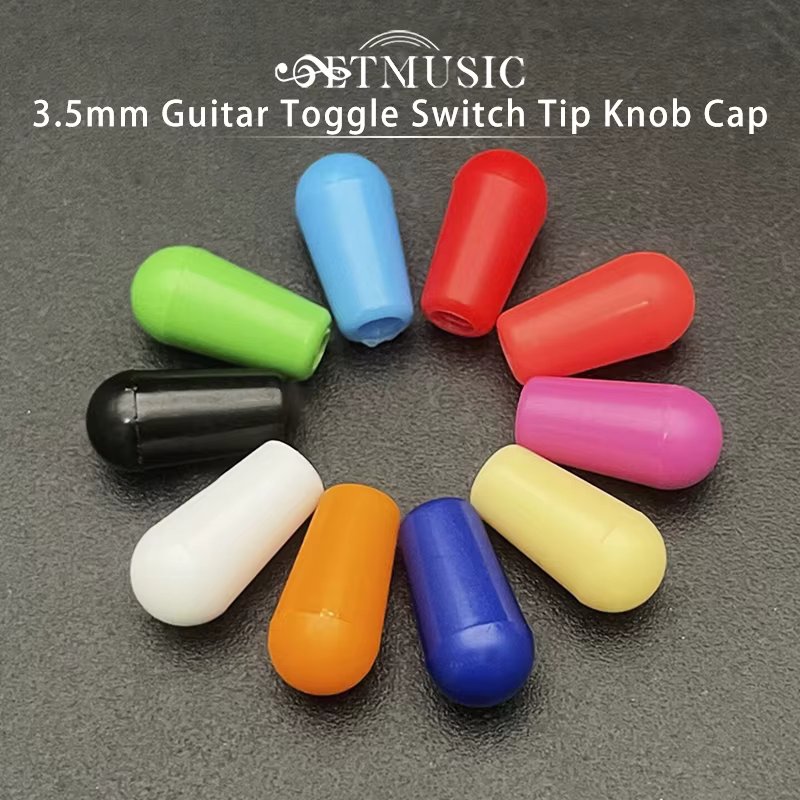 100Pcs/Lots Plastic 3.5mm Electric Guitar Toggle Switch Tip Knob Cap Buttons for LP Electric Guitarra Parts Accessories