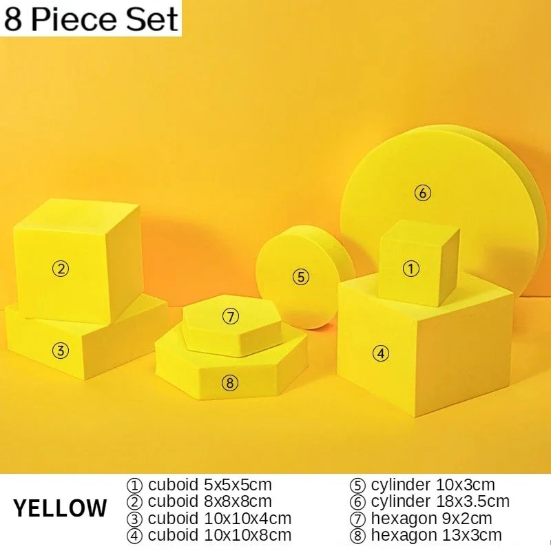 Yellow-8pcs set