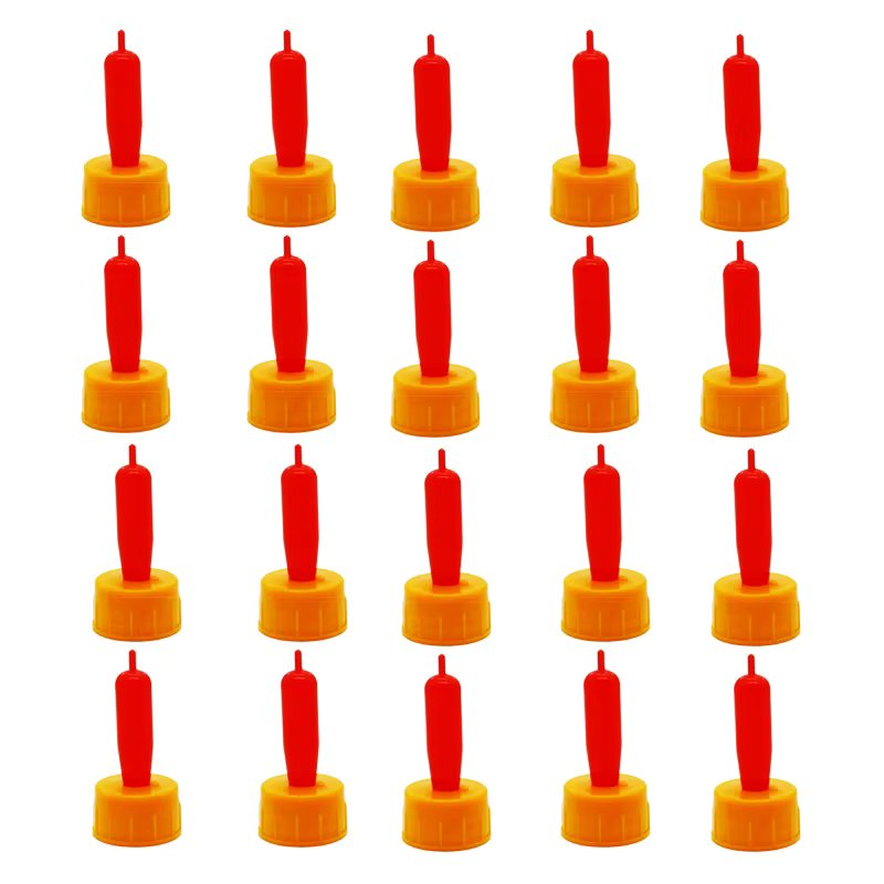20Pcs Goat Lamb Milk Bottle Nipples Drinker Livestock Pacifier Feeding Screw Sprite Coke Bottle Tools Livestock Feeding Nipples