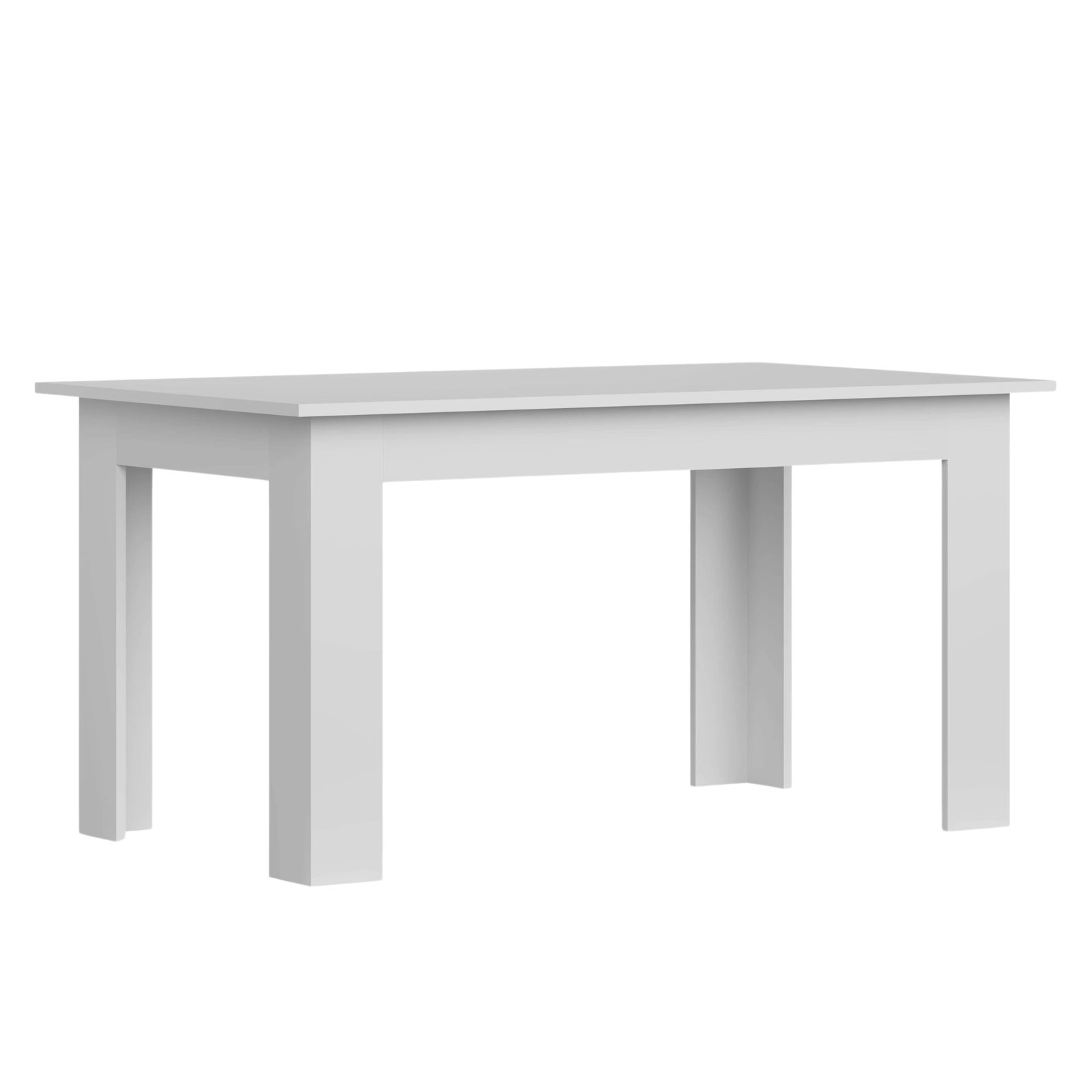 Miroytengo dining table living room fixed Nur contemporary style matte white Color 138x80 cm