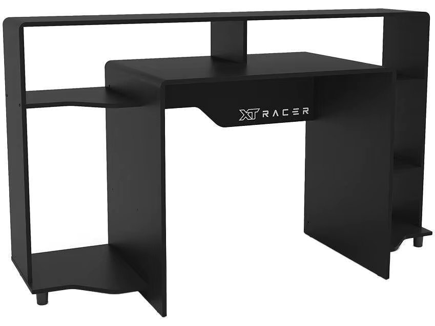 Table Gamer XT Racer Control Black and White 5 Niches