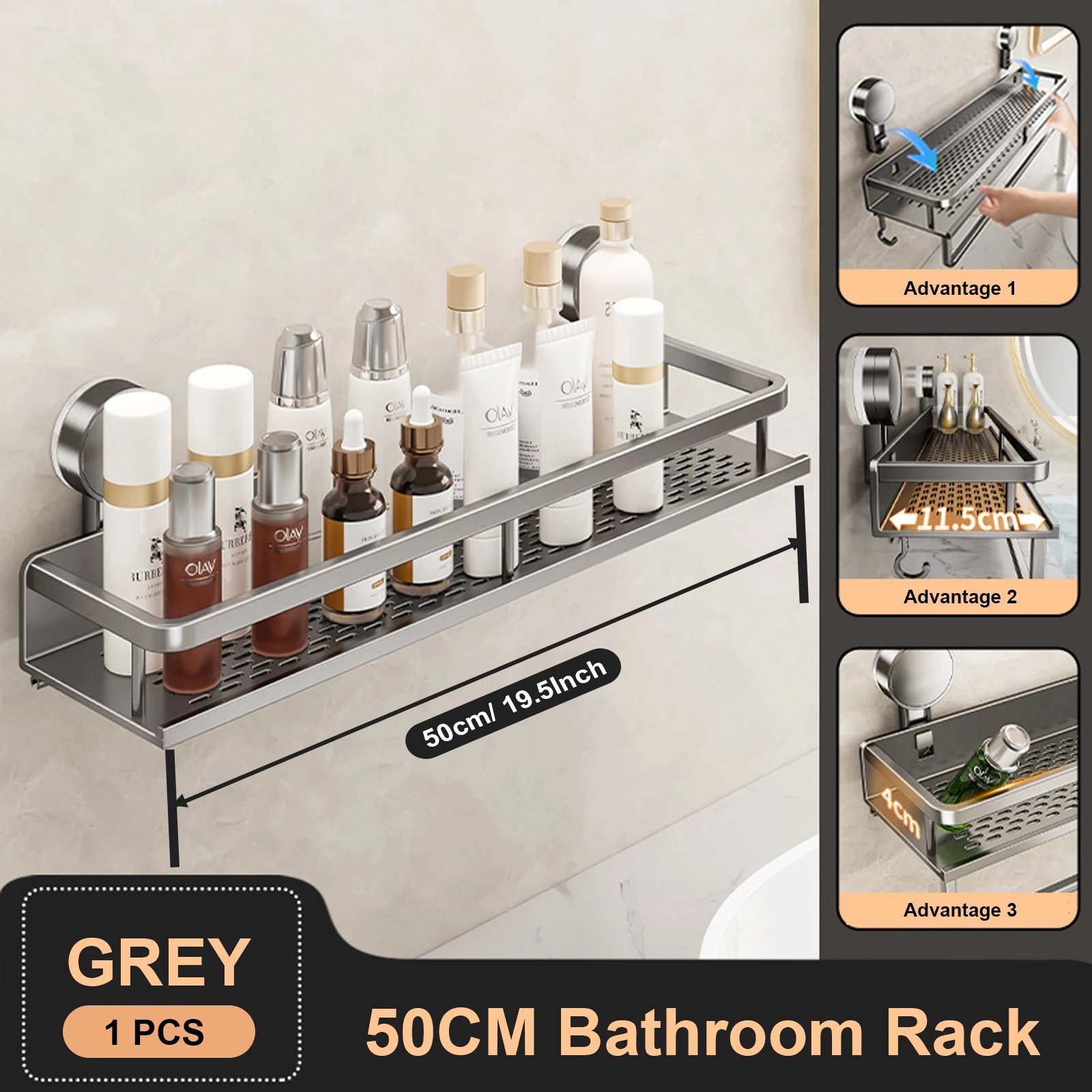 50cm Grey