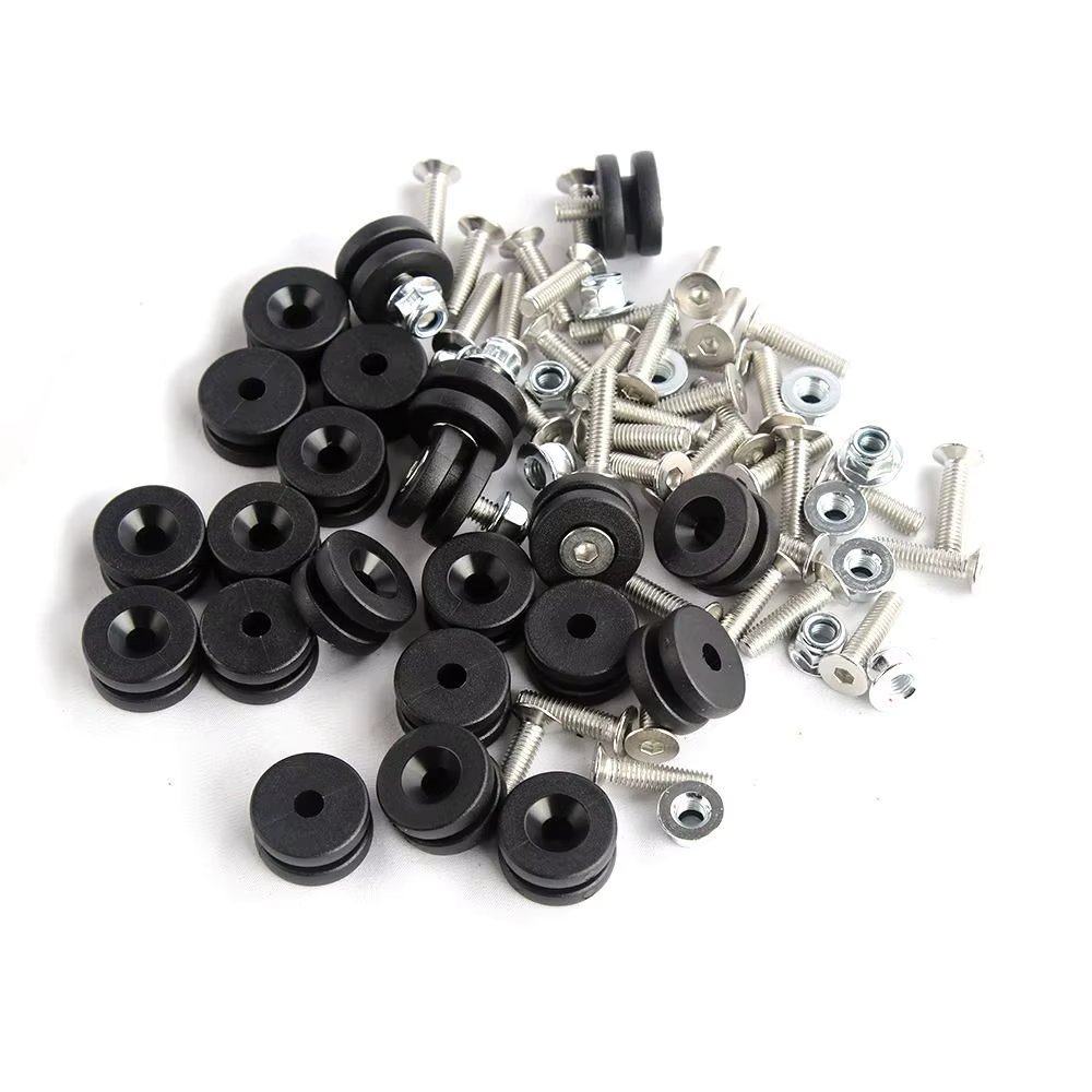 4PCS Rear Luggage Bushing Motorcycle Tailbox Buckle Rear Luggage Bushing Trunk Bracket Quick Release Spacers Accessories