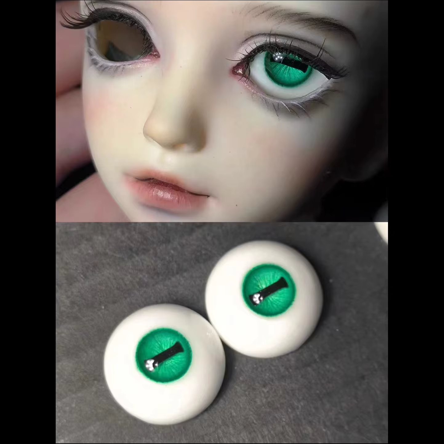 New Resin Eyes Doll Eyeball Cat Eyes Doll Accessories For 1/6 1/8 1/3 BJD Doll OB11 DIY Handmade Eyeball 10mm/12mm/14mm/16mm