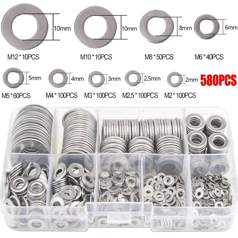 580pcs with box
