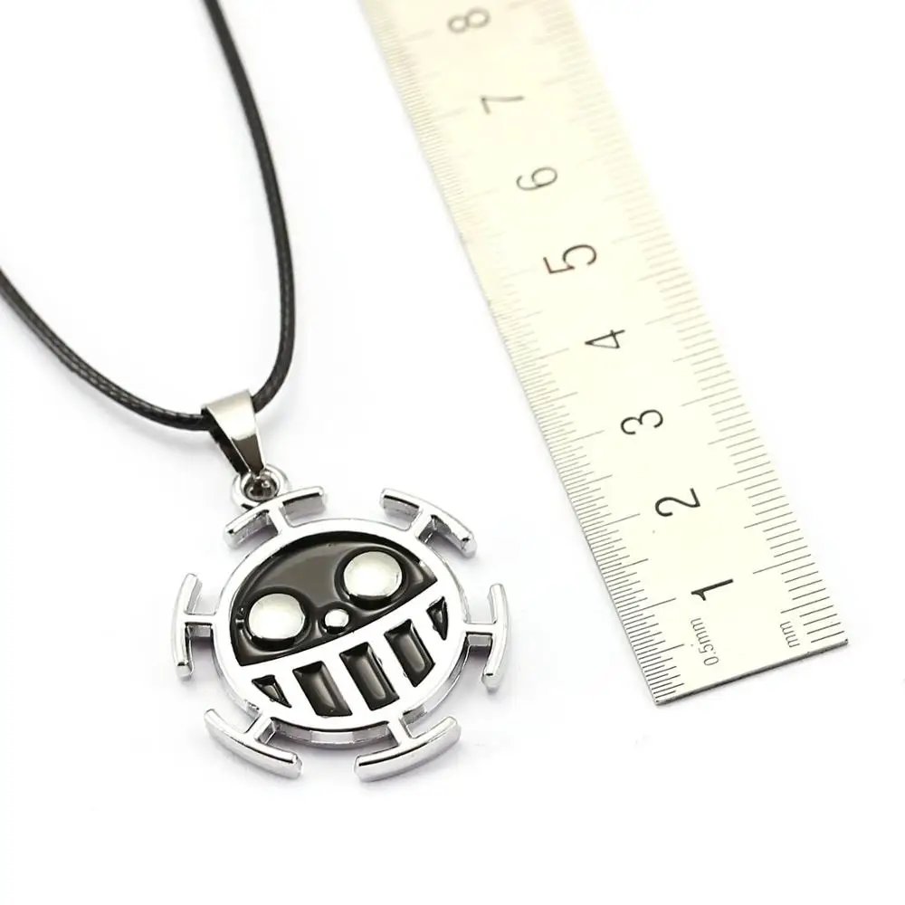 Anime One Piece Vintage Trafalgar Law Pendant Necklace Women Men Jewelry Figure Cosplay Toys