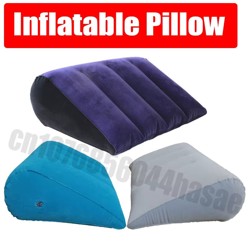 Inflatable Foot Pillow Elevation Leg Pillows For Travel Camping Sleeping Wedge Pillow Knee Cushion Portable Accessories PVC