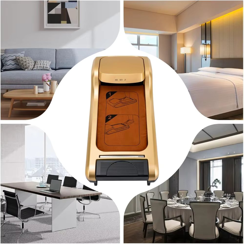 Automatic Shoe Covers Machine Disposable Shoe Mold Machine Portable Shoes Boot Cover Dispenser Shoe Film Machine for Home Office