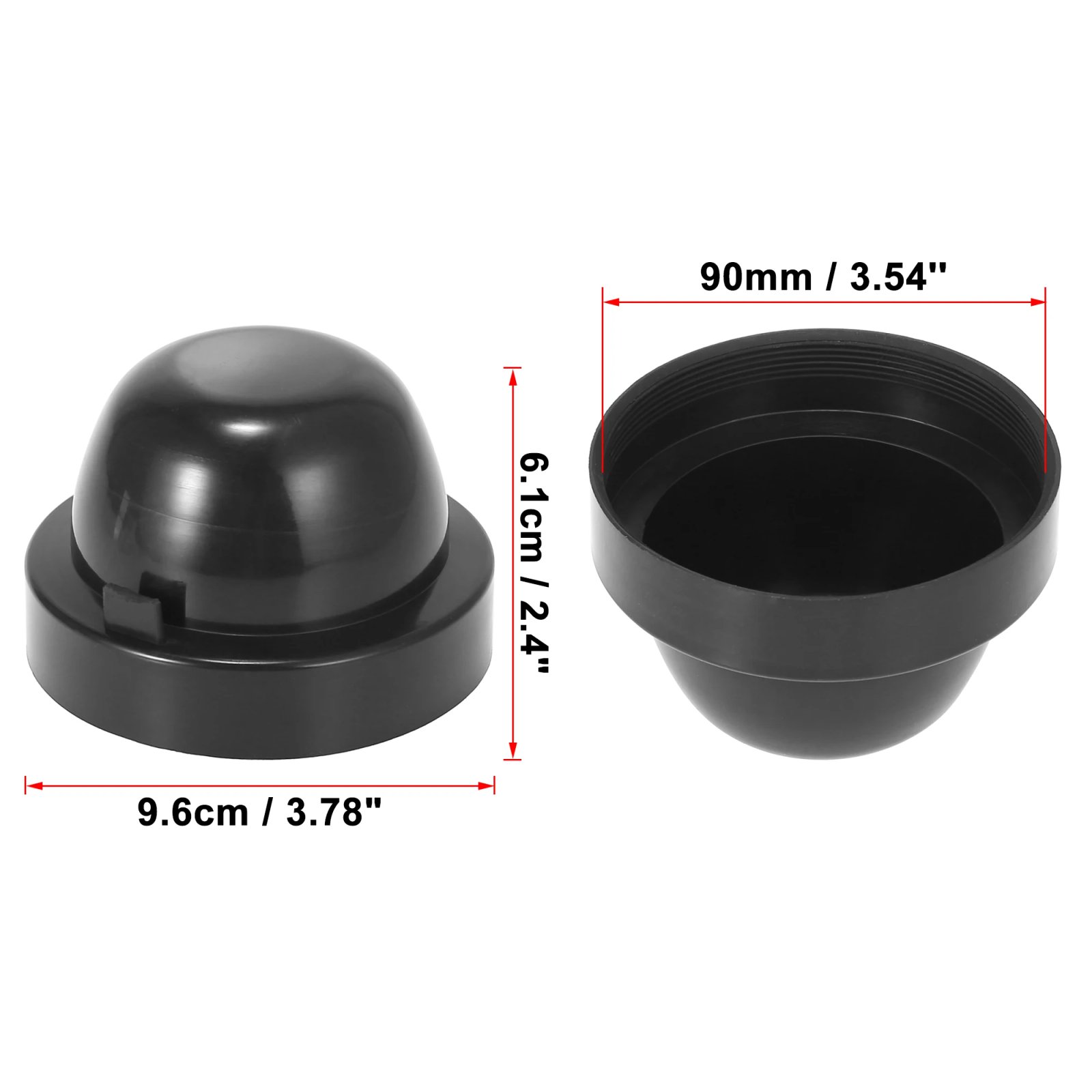 2pcs 90mm