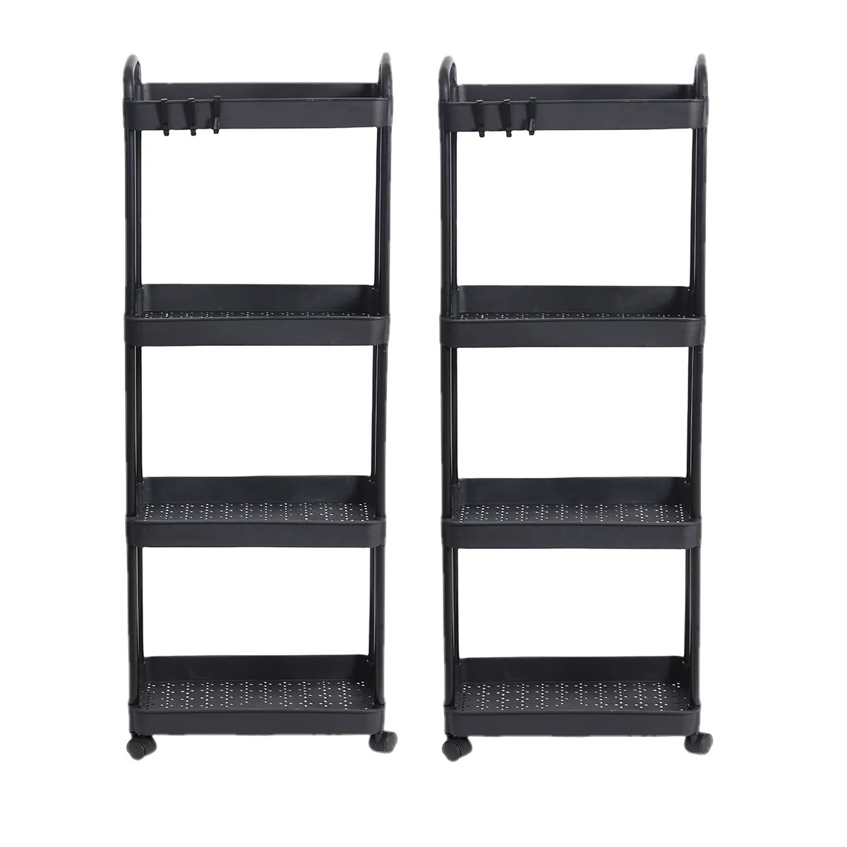 2 Pack 4 Tiers Black