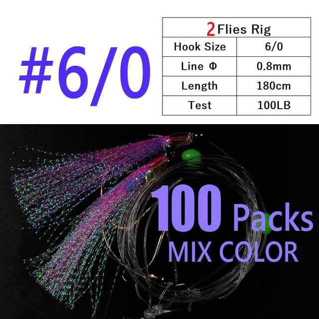 100packs 2 hooks 6l0