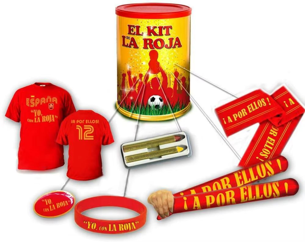 2 KITS of the ROJA-EL best Spanish selection KIT-T-shirt-scarf-paintings-bracelets-new BRAND NEW