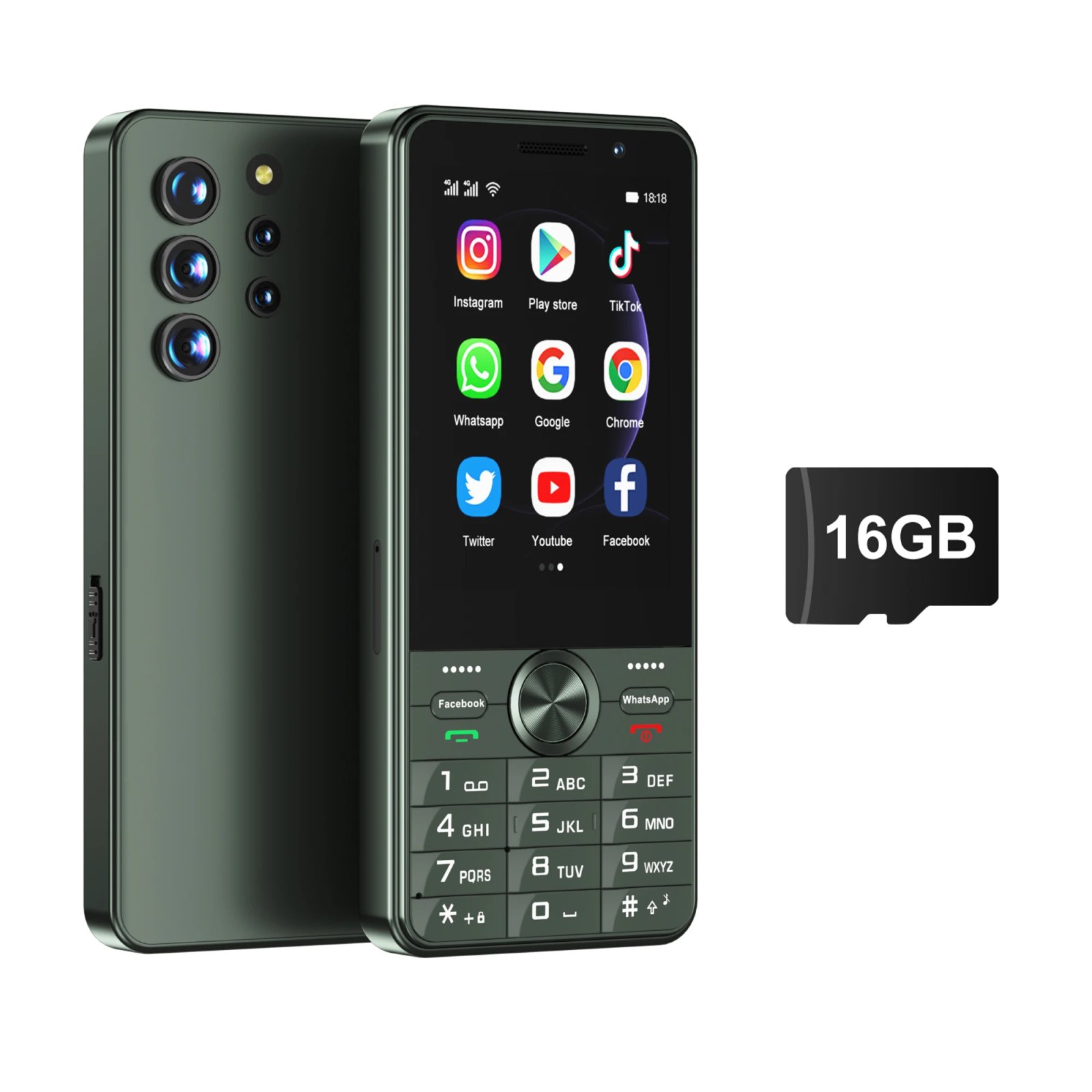 green N 16GB TF Card