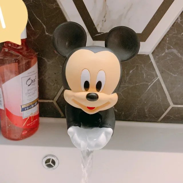Disney Animation Cartoon Faucet Model Toy Cute stitch Mickey Mouse hand-washer model toy Home bathroom decorative model toys