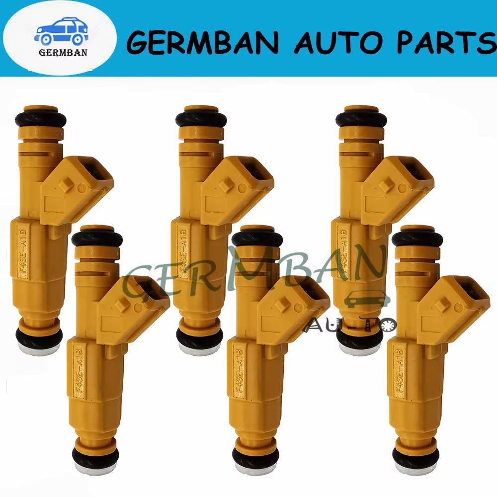 6Pcs Fuel Injectors For Ford Explorer 4.9 Mercury Grand Marquis 4.6 a Jeep Cherokee, XJ, YJ, ZJ 0280155710 JEEP 4.0L