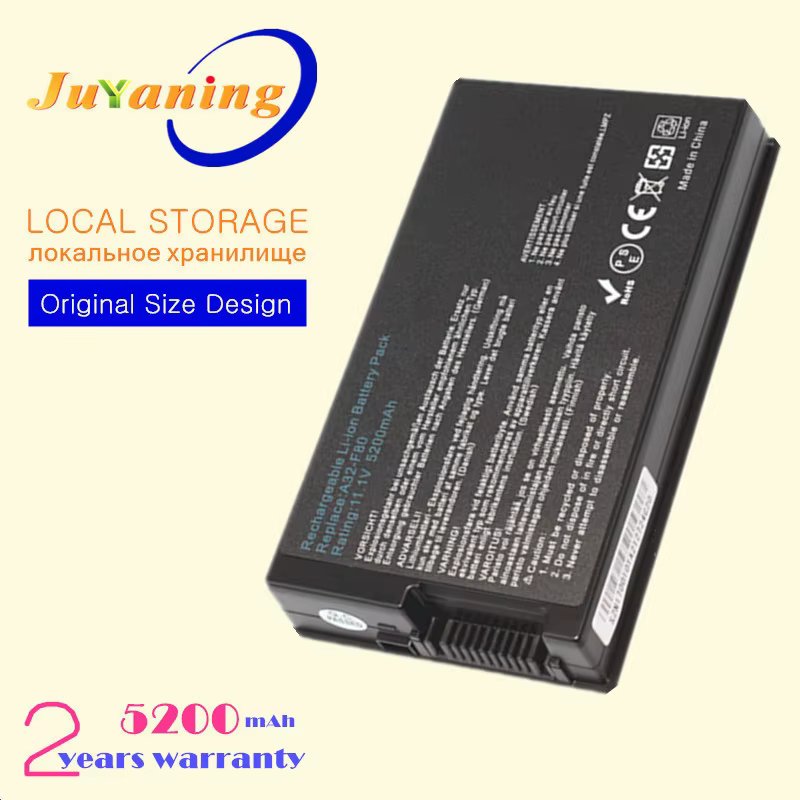 A32-F80 Laptop Battery For asus F80 F80Cr f80l f80q F80s F81 F81Se F81E F83E F83 F83Cr F83Se F83T X61S X61Z X61W