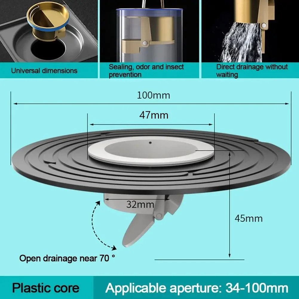 Black plastic core