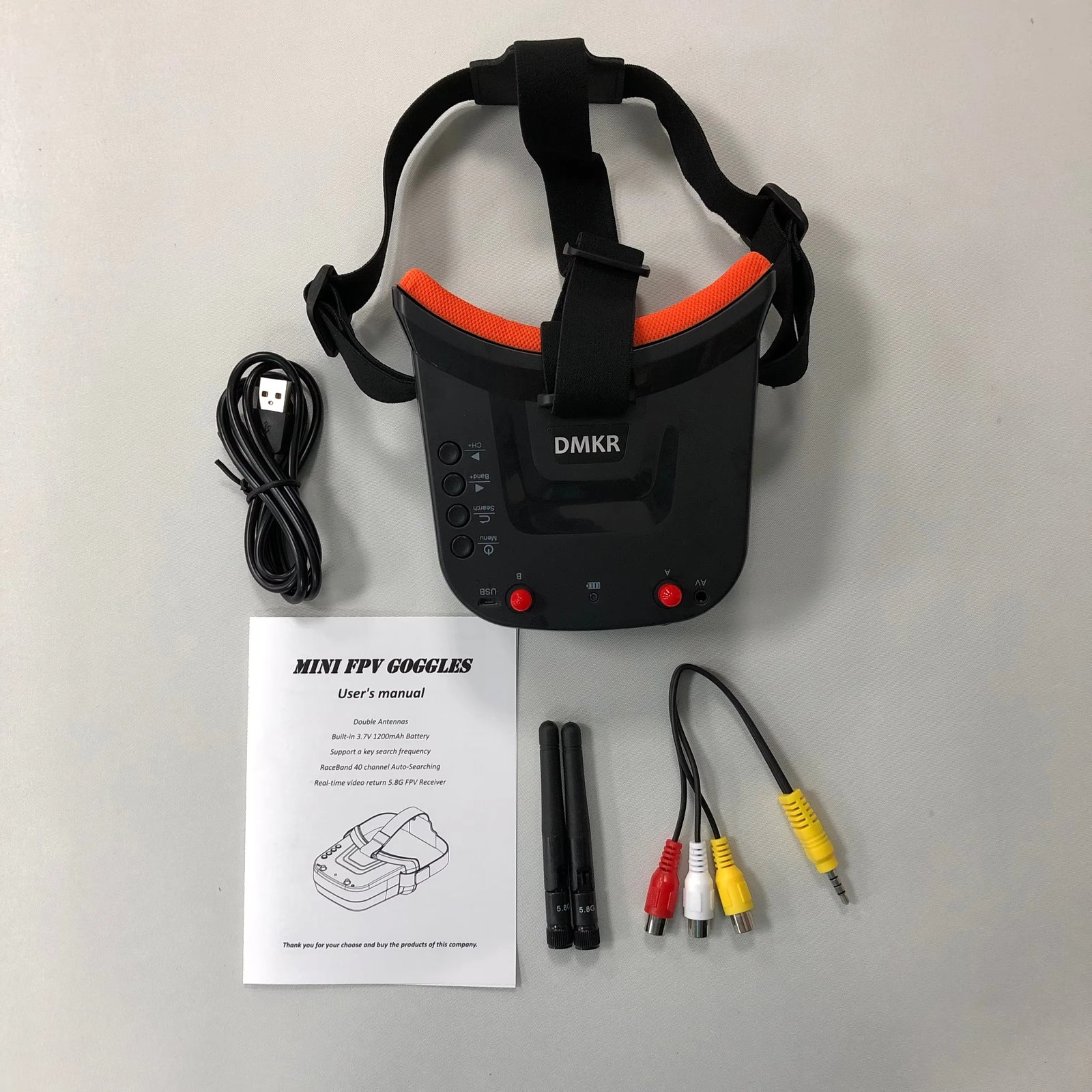 VR009 FPV Goggles 5.8G 40CH 3 inch 480x320 Video Headset HD DVR Diversity FPV Goggles for Camera Drones & Accessories