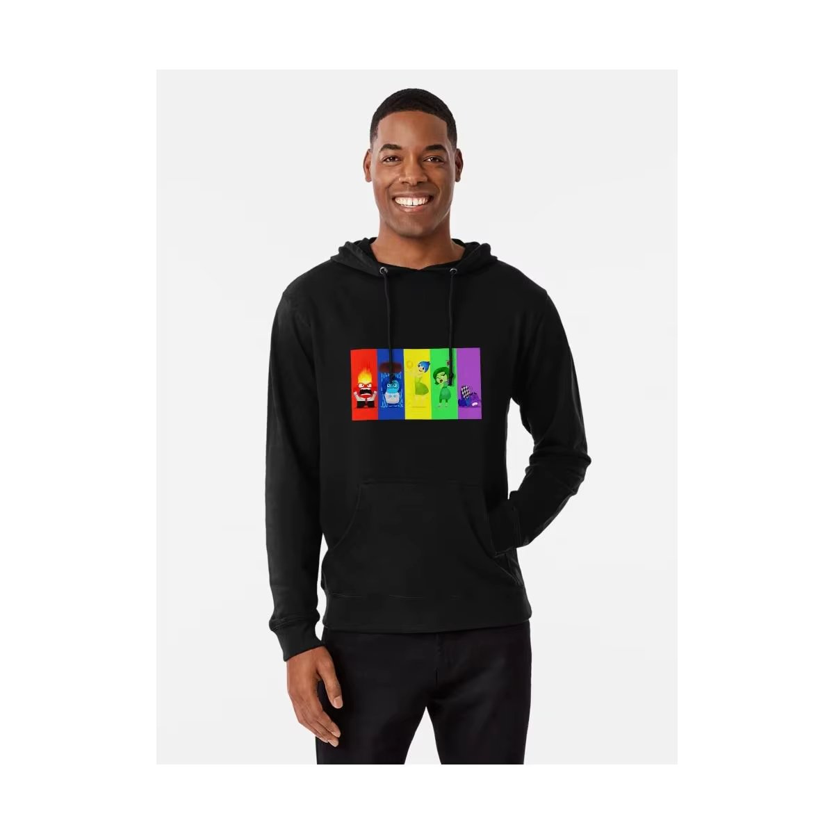 Men's Winter Kangaroo Hooded Sweatshirt Movie Fun Mint 2