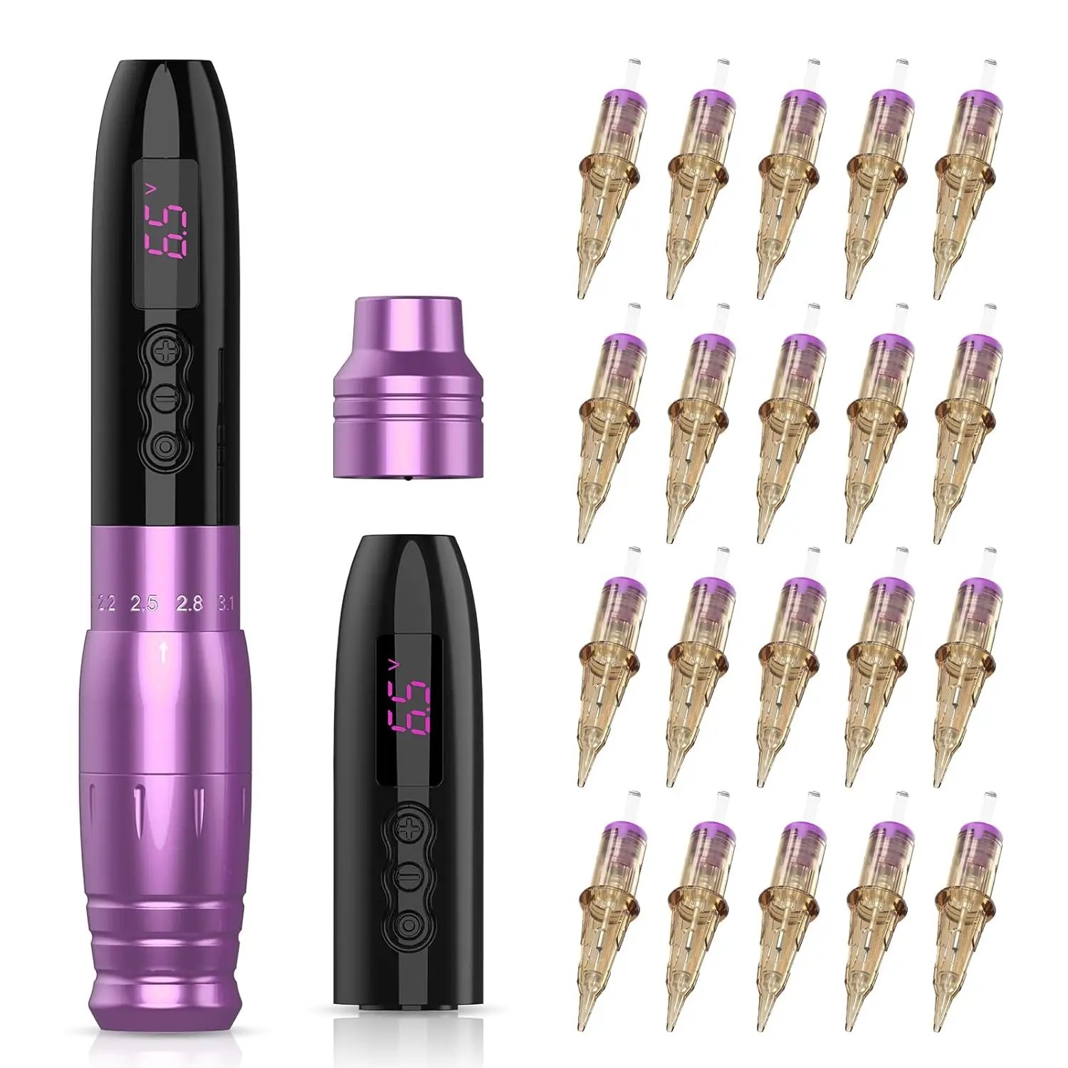 EZ LOLA AIR Pro Wireless Battery Permanent Makeup Pen Machine Tattoo Kits for PMU SMP&TATTOO  20ps EZ Tattoo Needles Cartridge