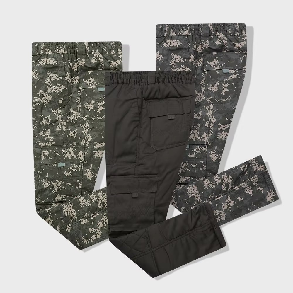 Men's Winter Pants Men's Dont Cargo Fleece Winter Pants Carpenter Fleece Padded Cotton Pants Workwear