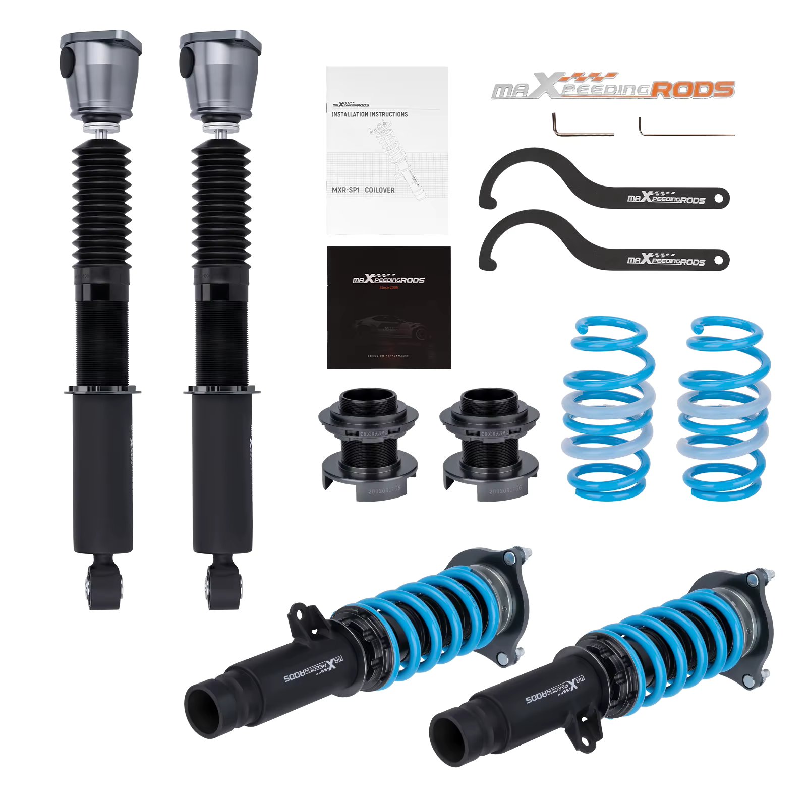 24 Ways Adjustable Damper Coilovers For Honda Civic FC6 Sedan 1.8 FWD 4cyl R18Z1 Coilovers Shock Absorbers Springs Suspension